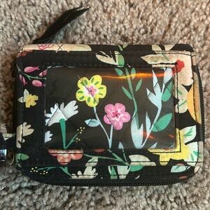 Vera Bradley Tangerine Twist Zip ID Case